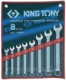 Набор комбинированных ключей, 10-22 мм, 8 предметов KING TONY 1208MR King Tony