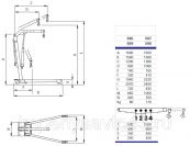 Кран гаражный складной г/п 500кг OMA 586 OMA