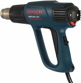 Cтроительный фен Bosch GHG 660 LCD с насадками Bosch